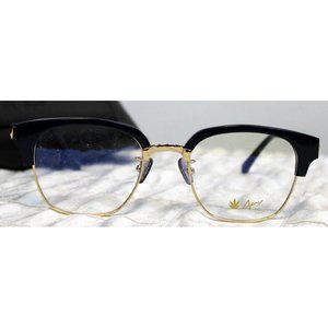 April EyeWear Thailand Blue Light Eyeglass Frame Men Women Unisex Gold Case